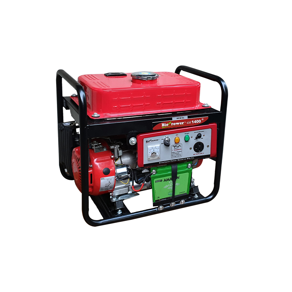 1.2 KVA ultra light weight portable Generator , Petrol Run, Recoil & Self Start Model- GE-1400RS